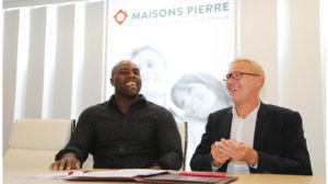 teddy riner sponsoring pierre jude maisons sport