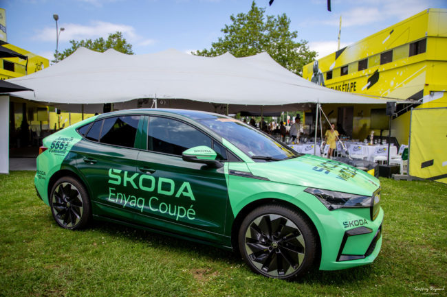 Un véhicule Skoda 100% électrique pour la caravane publicitaire